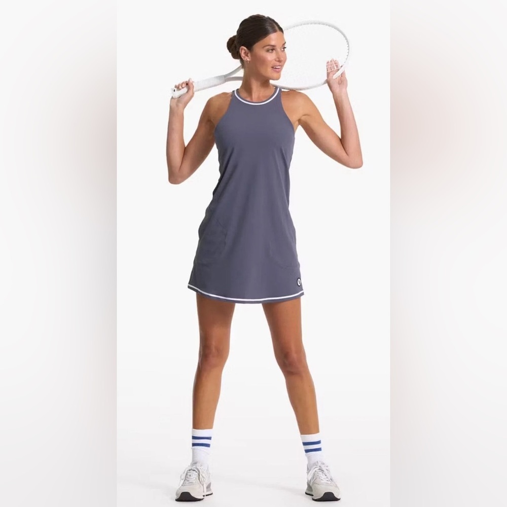 BNWT Vuori Volley Dress Col:Azure MSRP$108